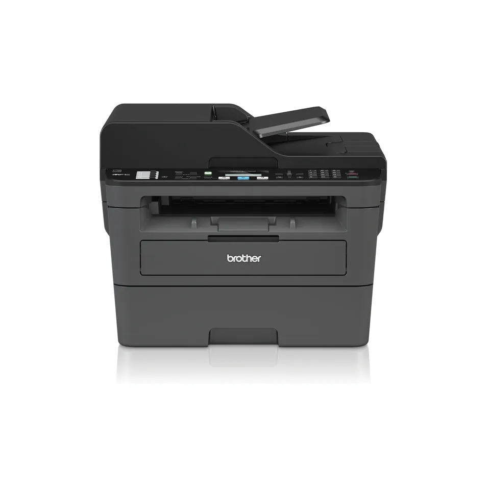 Brother MFC-L2710DW Monochrome Compact Laser All-in-One Printer, 64 MB Memory, Backlit LCD Display - MFC-L2710dw