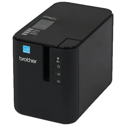 Brother P-Touch Wireless Desktop Label Printer, Monochrome, USB, Serial, WLAN, 6MB Memory, Laminated Thermal Transfer - PTP950NW