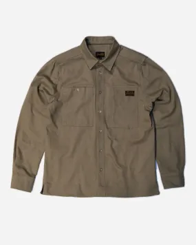 BSMC Twill Utility Shirt - Light Khaki