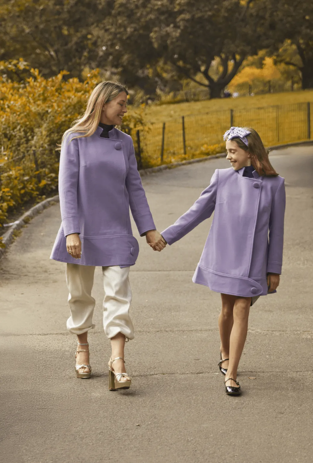 Buru x Tori Mellott MOD Girls Coat - Brushed Lilac