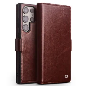 Business Style Leather Phone Case with Card Slots For Samsung S23 S22