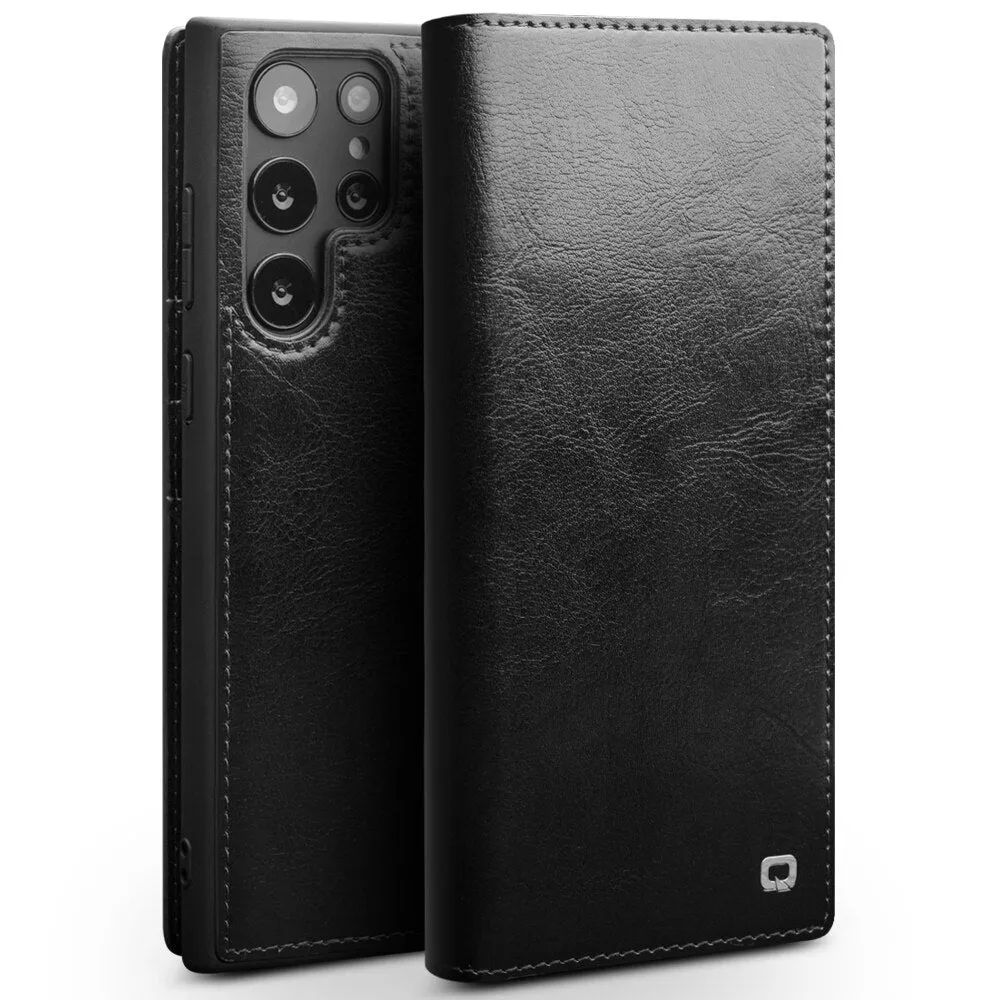 Business Style Leather Phone Case with Card Slots For Samsung S23 S22