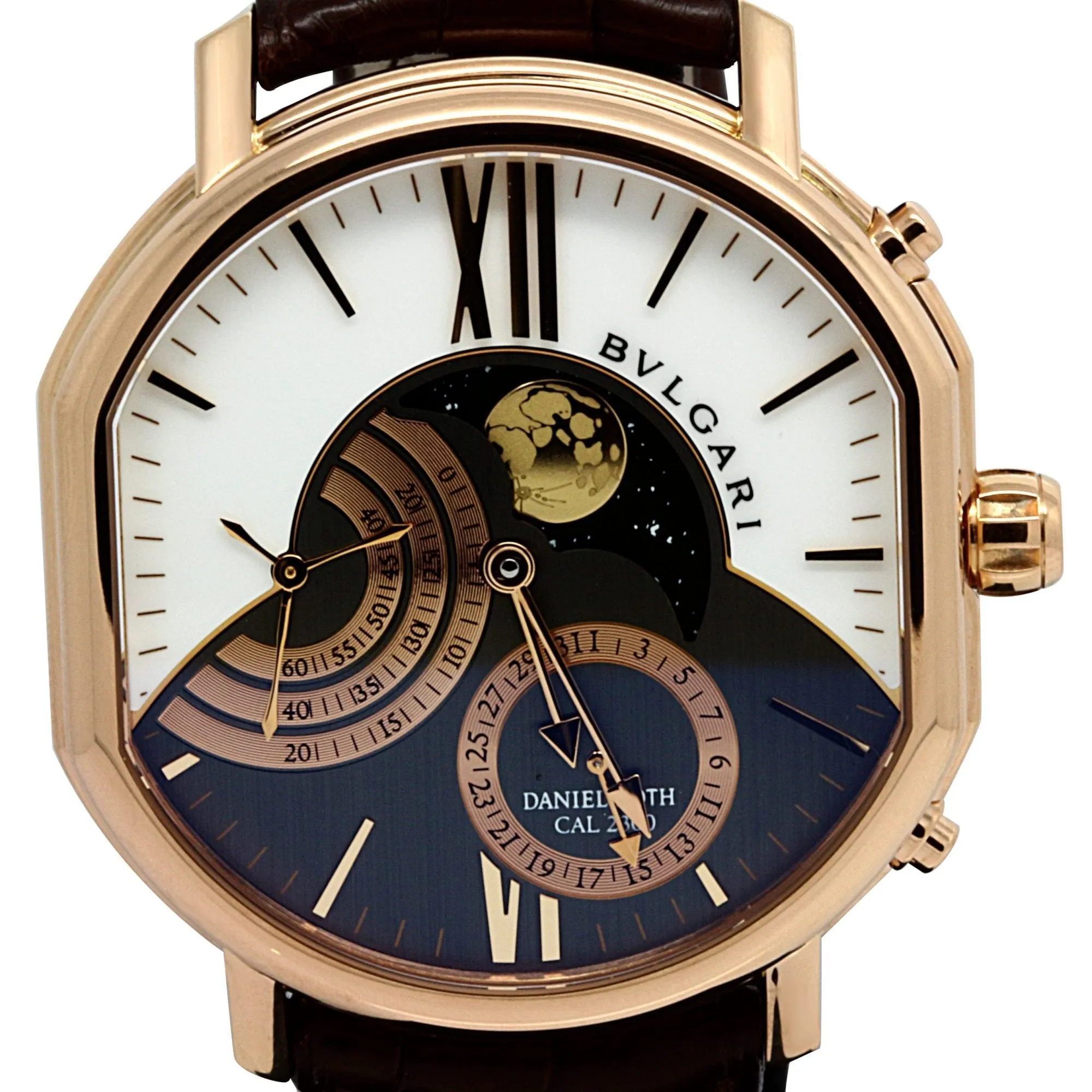 Bvlgari Daniel Roth Grande Lune Strap Watch