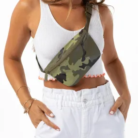 Camo Mini Hip Pack Hunter on Olive