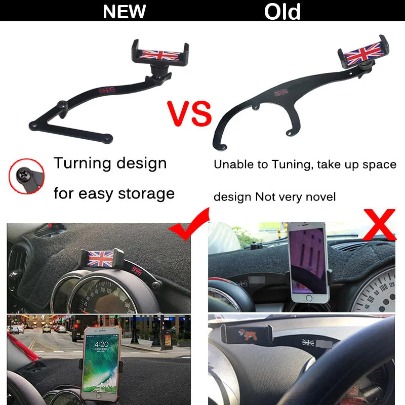 Car Mobile Phone Holder for Mini Cooper F55 F56 F54 F60 R55 R56 R60 R61 Clubman Accessories Car Styling