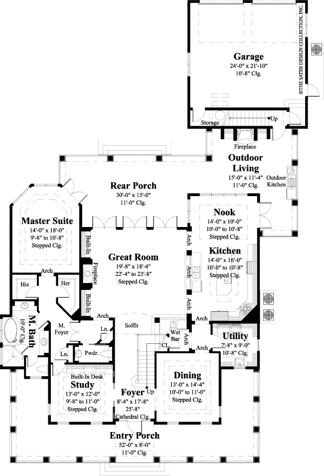 Cardinal Point House Plan