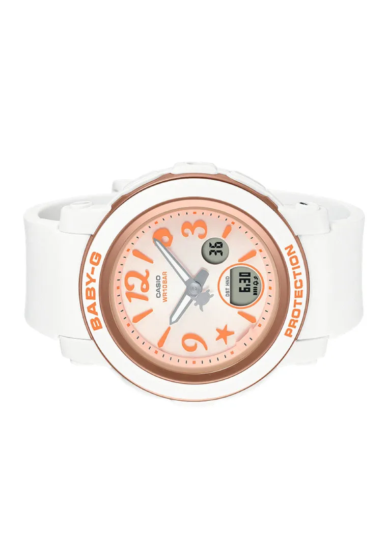 Casio Baby-g BGA-290US-4A Digital Analog Rubber Strap Watch for Women