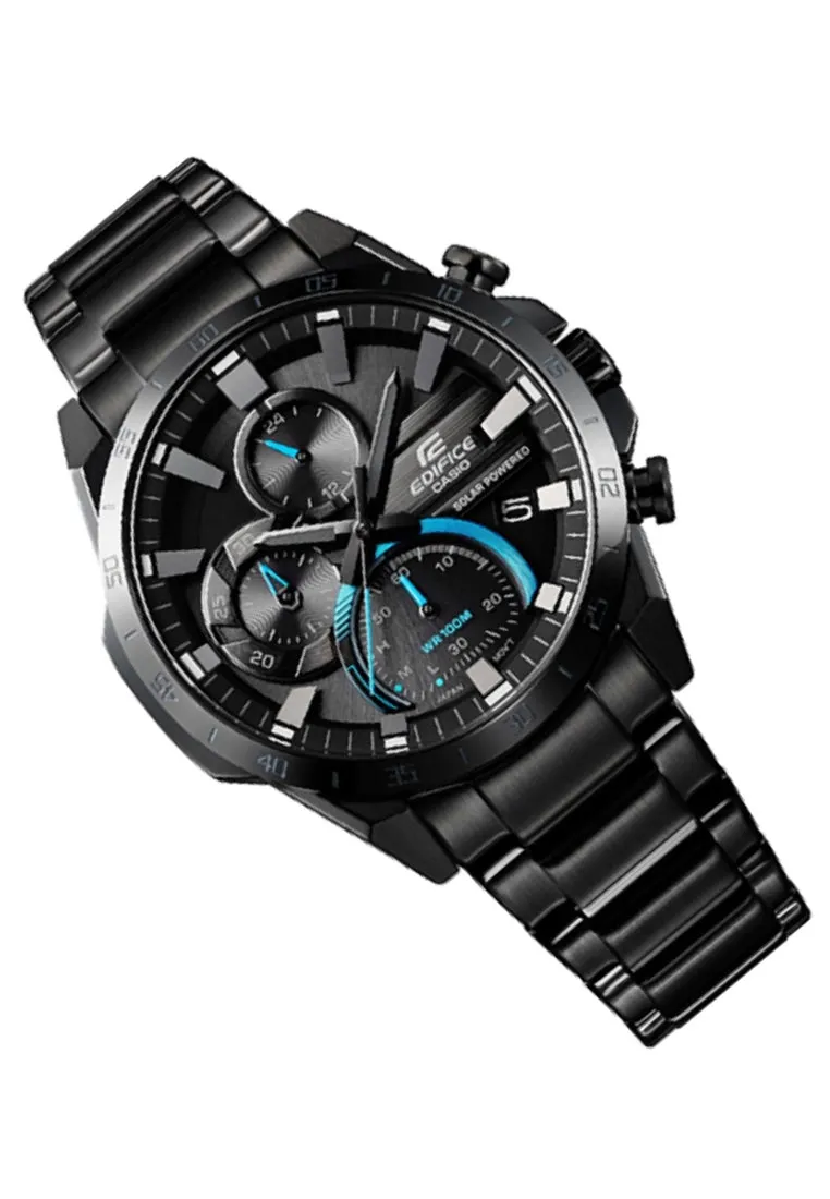 Casio Edifice EQS-940DC-1B Solar Chronograph Stainless Steel Strap Watch For Men