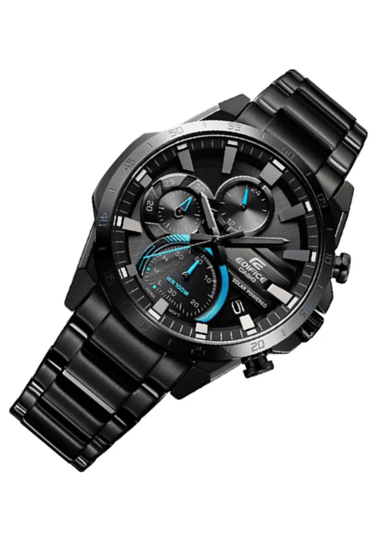 Casio Edifice EQS-940DC-1B Solar Chronograph Stainless Steel Strap Watch For Men