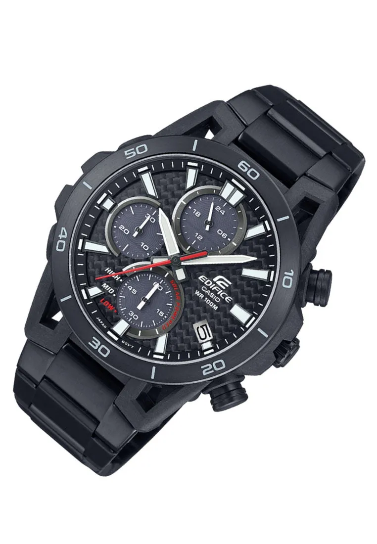 Casio Edifice EQS-960DC-1A Chronograph Stainless Steel Strap Solar Watch for Men