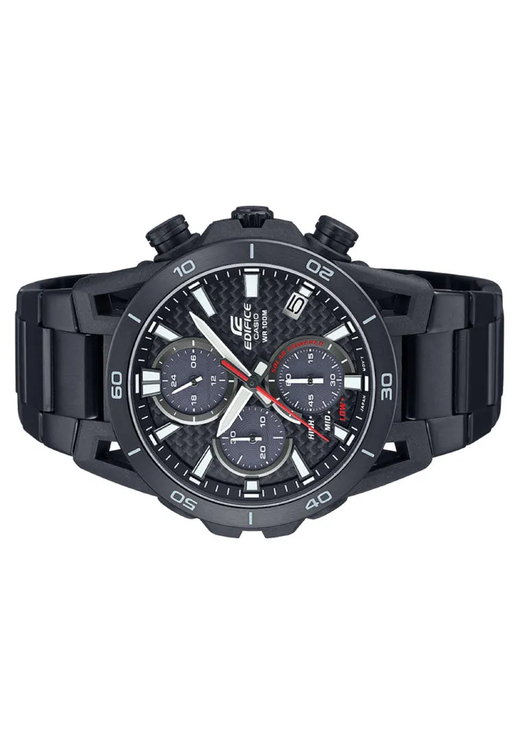 Casio Edifice EQS-960DC-1A Chronograph Stainless Steel Strap Solar Watch for Men