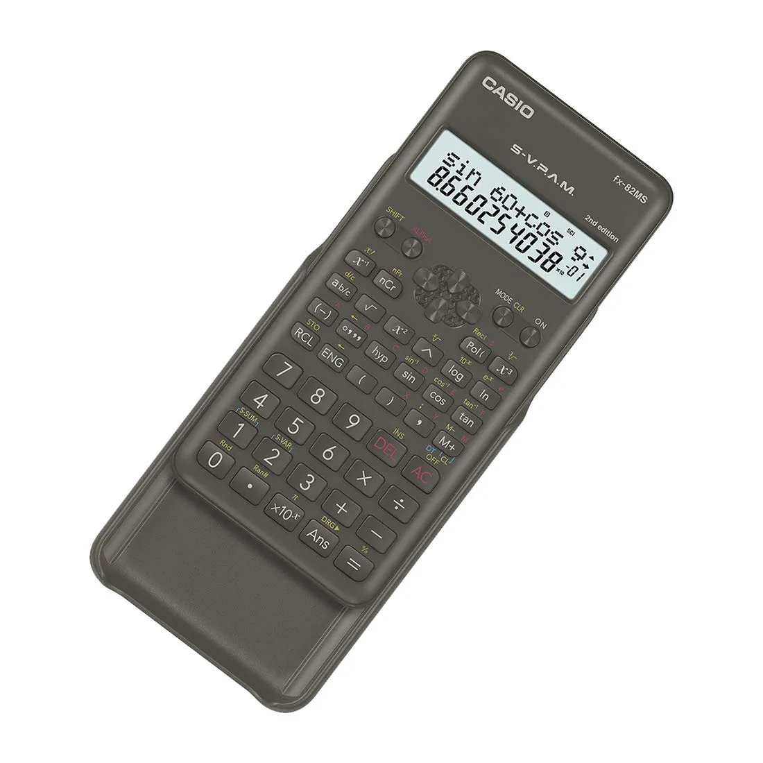 Casio FX-82MS Calculator, 240 Functions and 2-line Display, 2nd Gen Non-Programmable Scientific Calculator