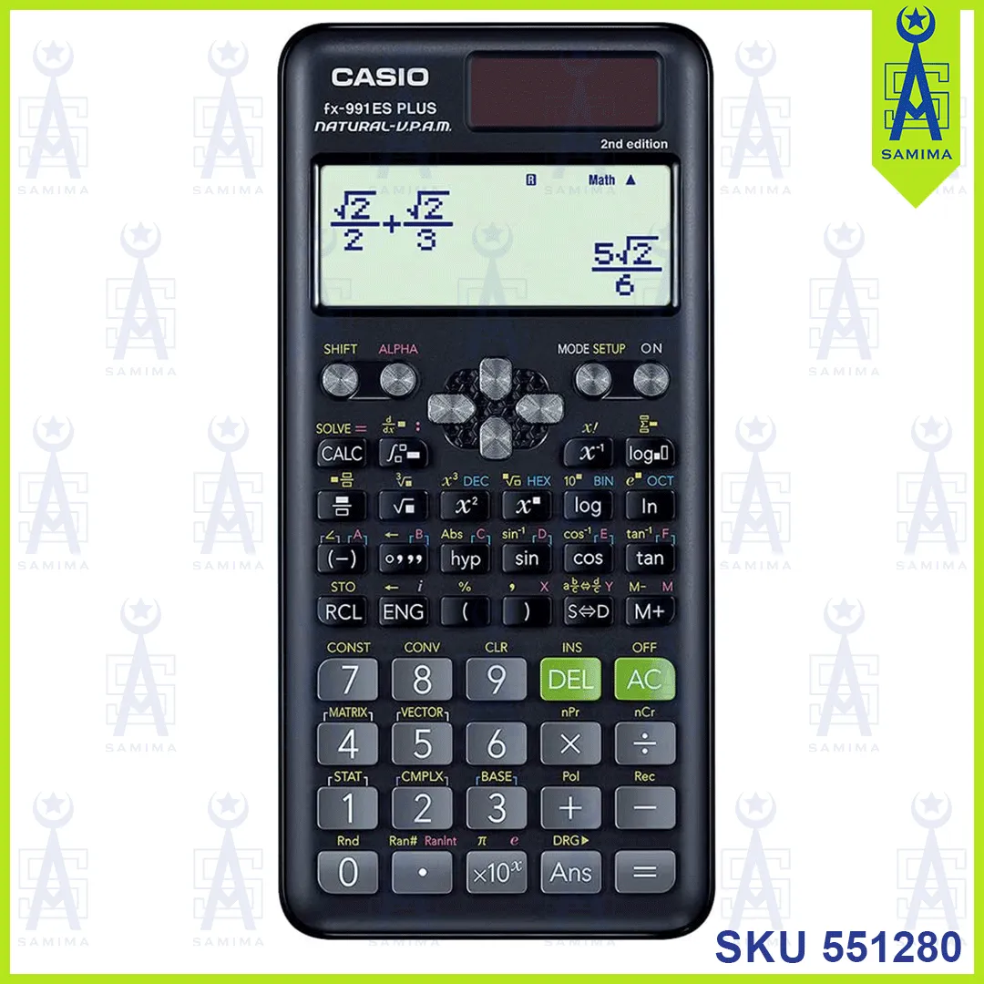 CASIO FX-991ES PLUS SCIENTIFIC CALCULATOR 2'ND EDI