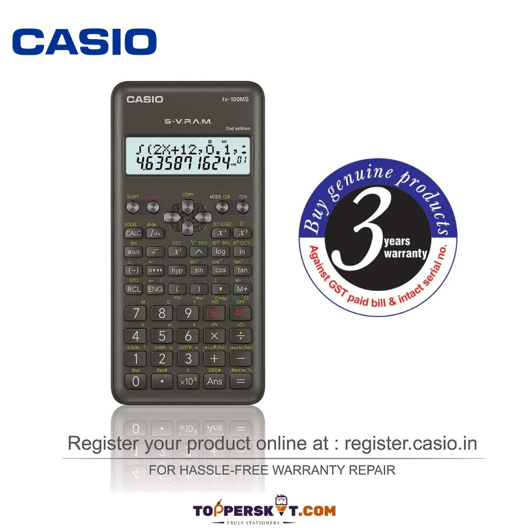 Casio FX100MS Scientific Calculator Portable ( Pack of 1 )