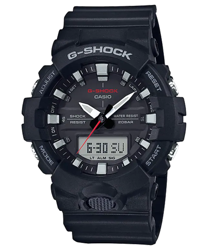 CASIO G-SHOCK Analog-Digital Black Dial Men's Watch #GA-800-1ADR