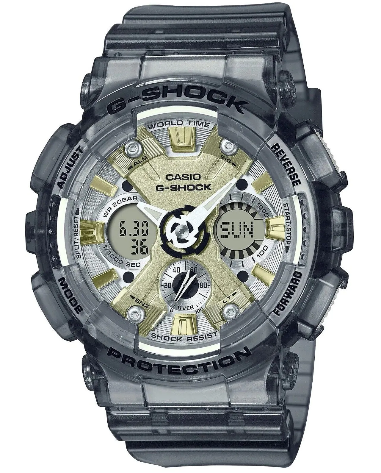 Casio G-Shock Metallic Shine Slightly Smaller Ladies Watch GMA-S120GS-8A