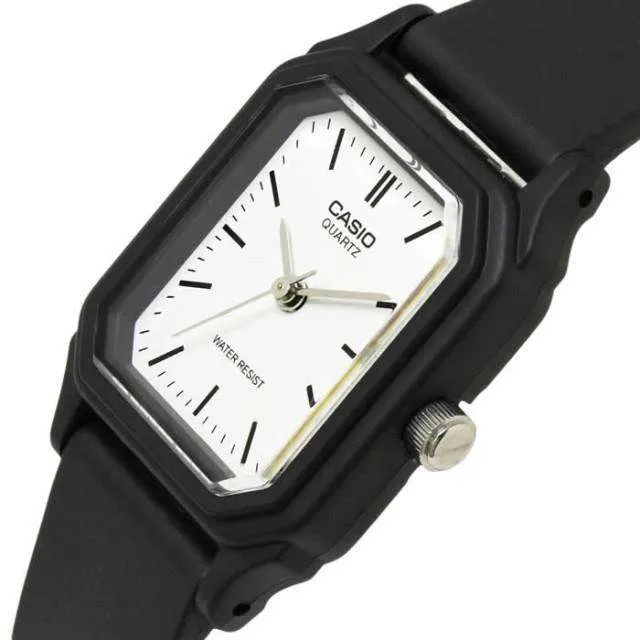 Casio LQ-142-7EDF Black Rubber Strap Watch for Women