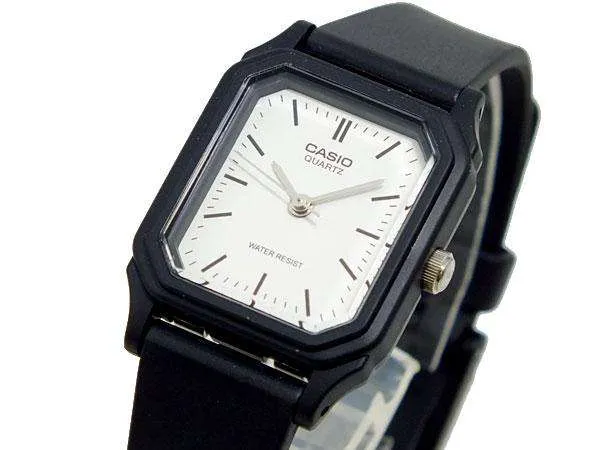 Casio LQ-142-7EDF Black Rubber Strap Watch for Women