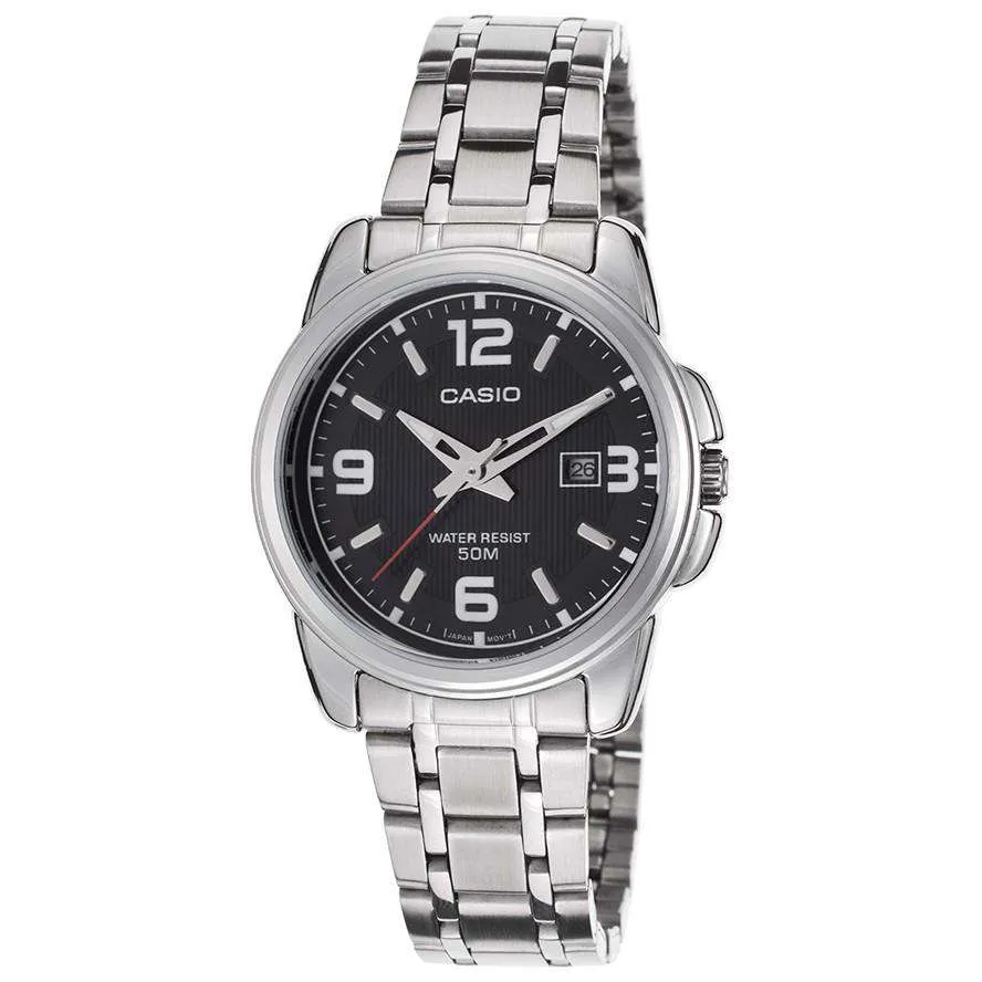 Casio LTP-1314D-1AVDF Silver Stainless Steel Strap Watch for Women