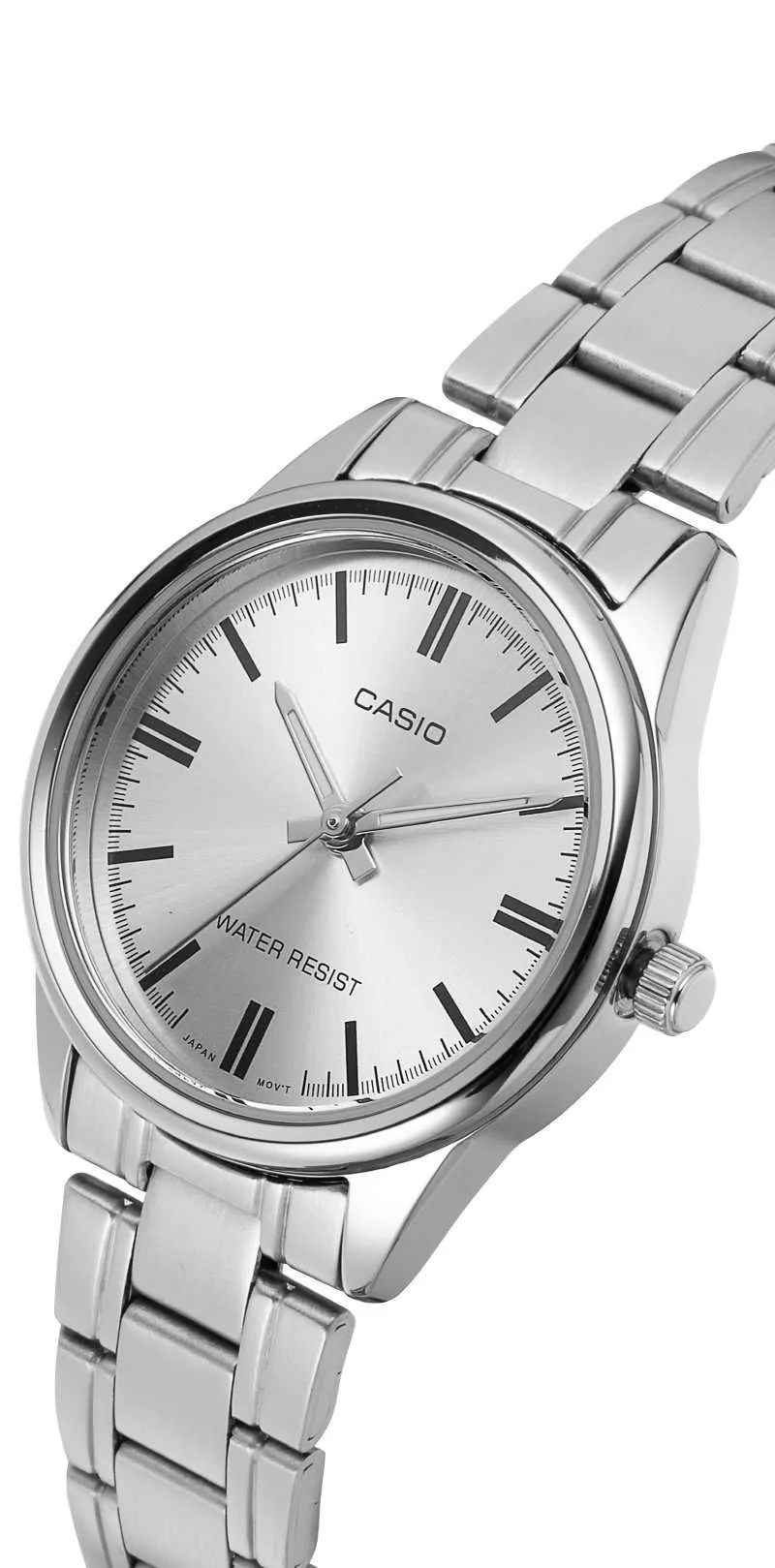 Casio LTP-V005D-7A Silver Stainless Steel Strap Watch for Women