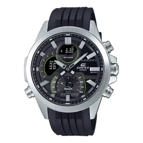 Casio Men's Watch - Edifice Ana-Digi Dial Black Resin Strap Bluetooth | ECB30P-1A