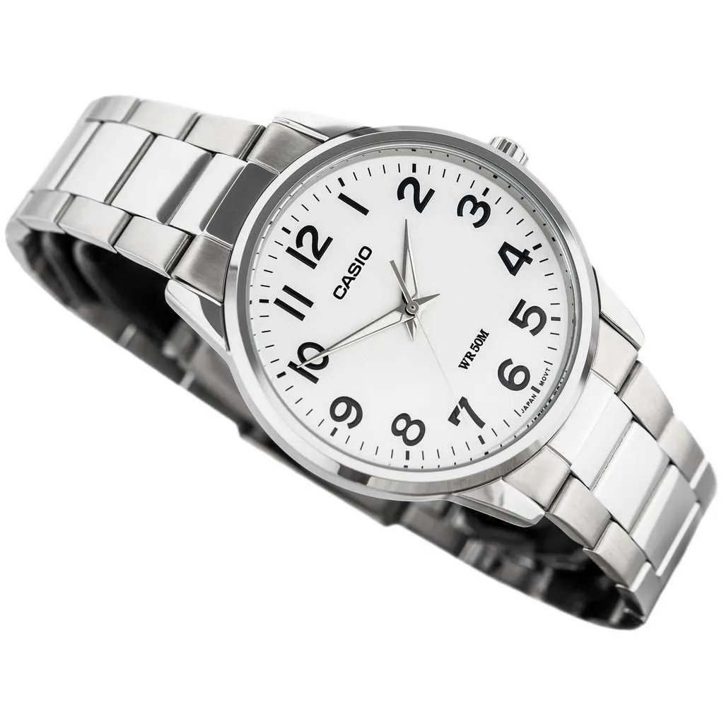 Casio MTP-1303D-7BVDF Silver Stainless Steel Strap Watch for Men