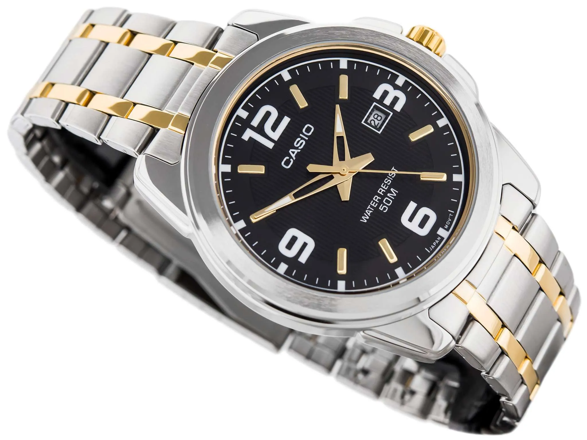 Casio MTP-1314SG-1AVDF Two Tone Stainless Steel Strap Watch for Men