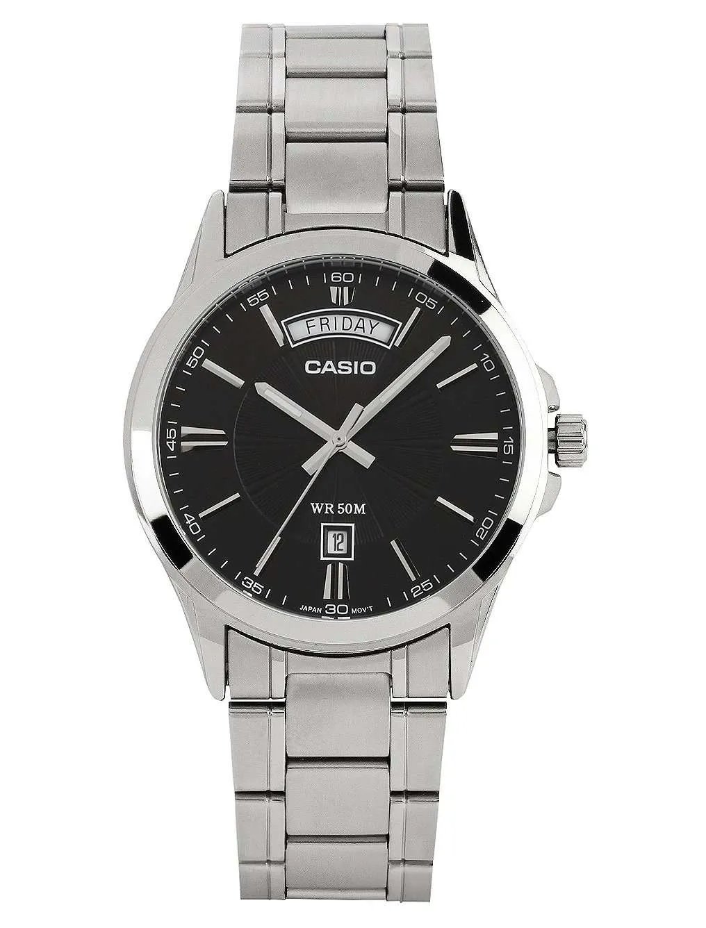 Casio MTP-1381D-1AVDF Silver Stainless Watch for Men