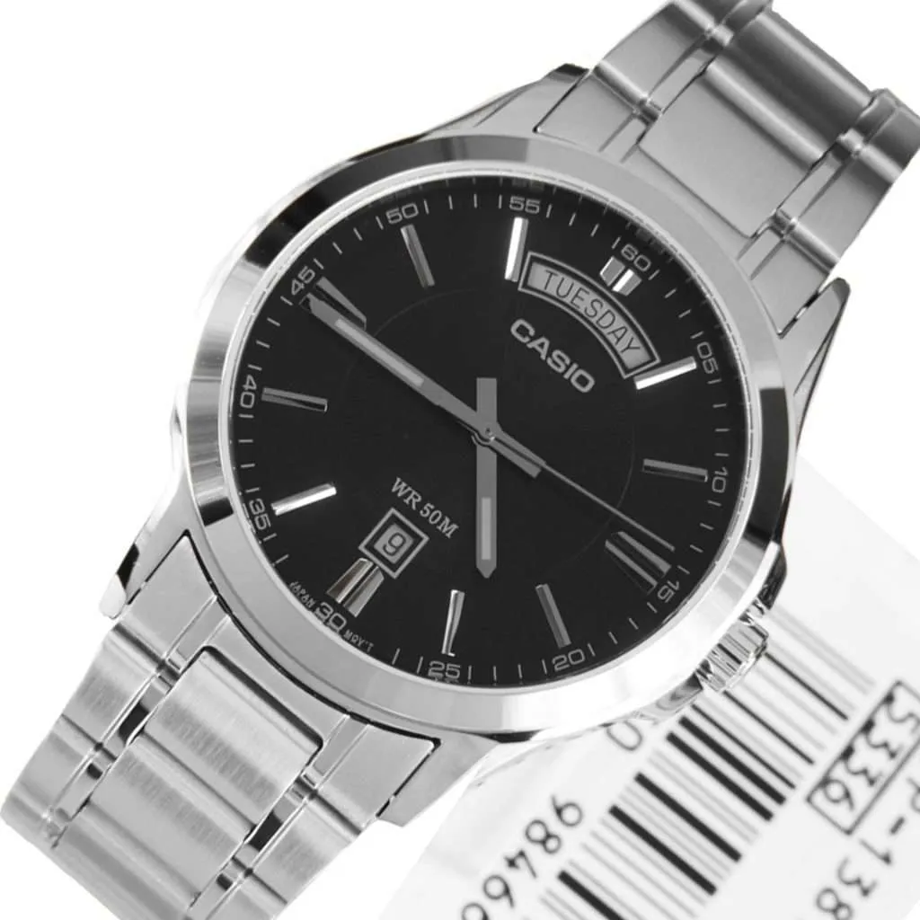 Casio MTP-1381D-1AVDF Silver Stainless Watch for Men