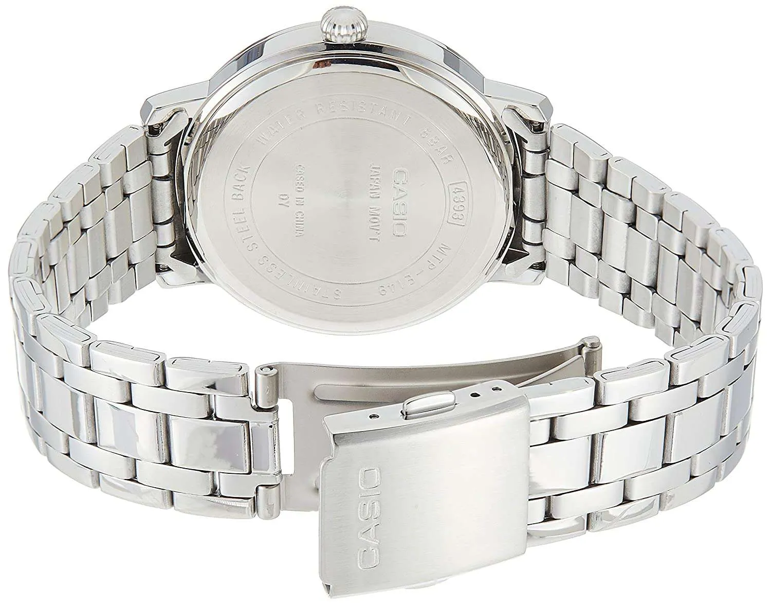 Casio MTP-E149D-1B Silver Stainless Watch for Men