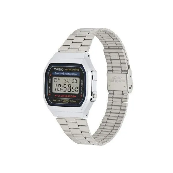 Casio Vintage Collection Digital Watch A168W-1 Silver