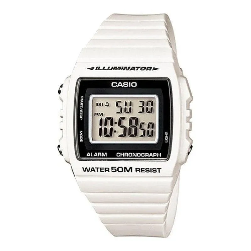 Casio W-215H-7AVDF Digital White Watch