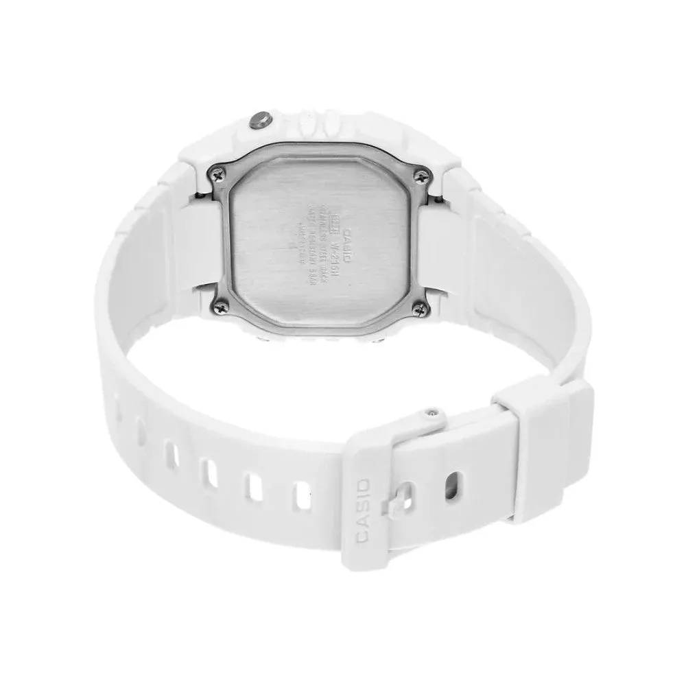 Casio W-215H-7AVDF Digital White Watch