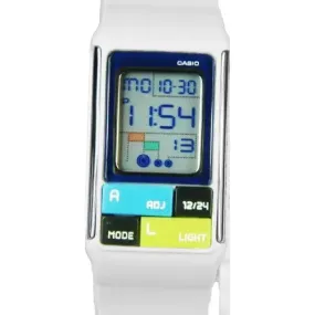 CASIO WOMEN'S POP TONE WHITE DIGITAL WATCH LDF50-7