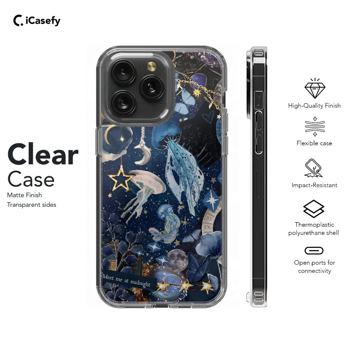 Celestial Sea Phone Case Astrology Stars Cover