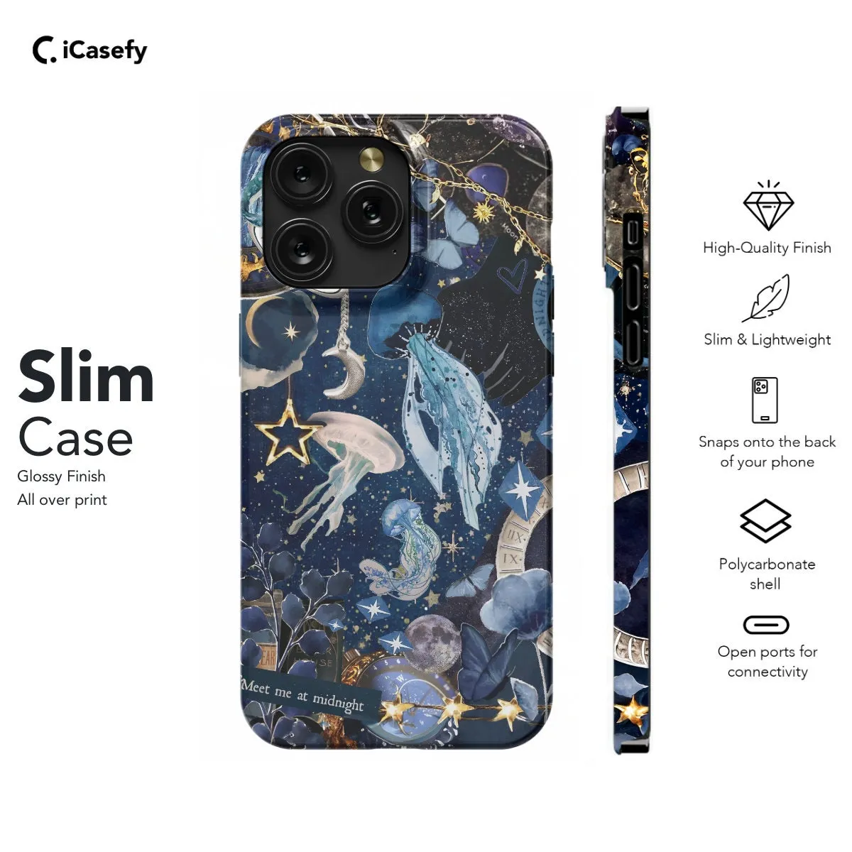 Celestial Sea Phone Case Astrology Stars Cover