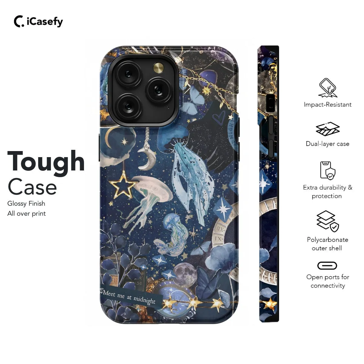 Celestial Sea Phone Case Astrology Stars Cover