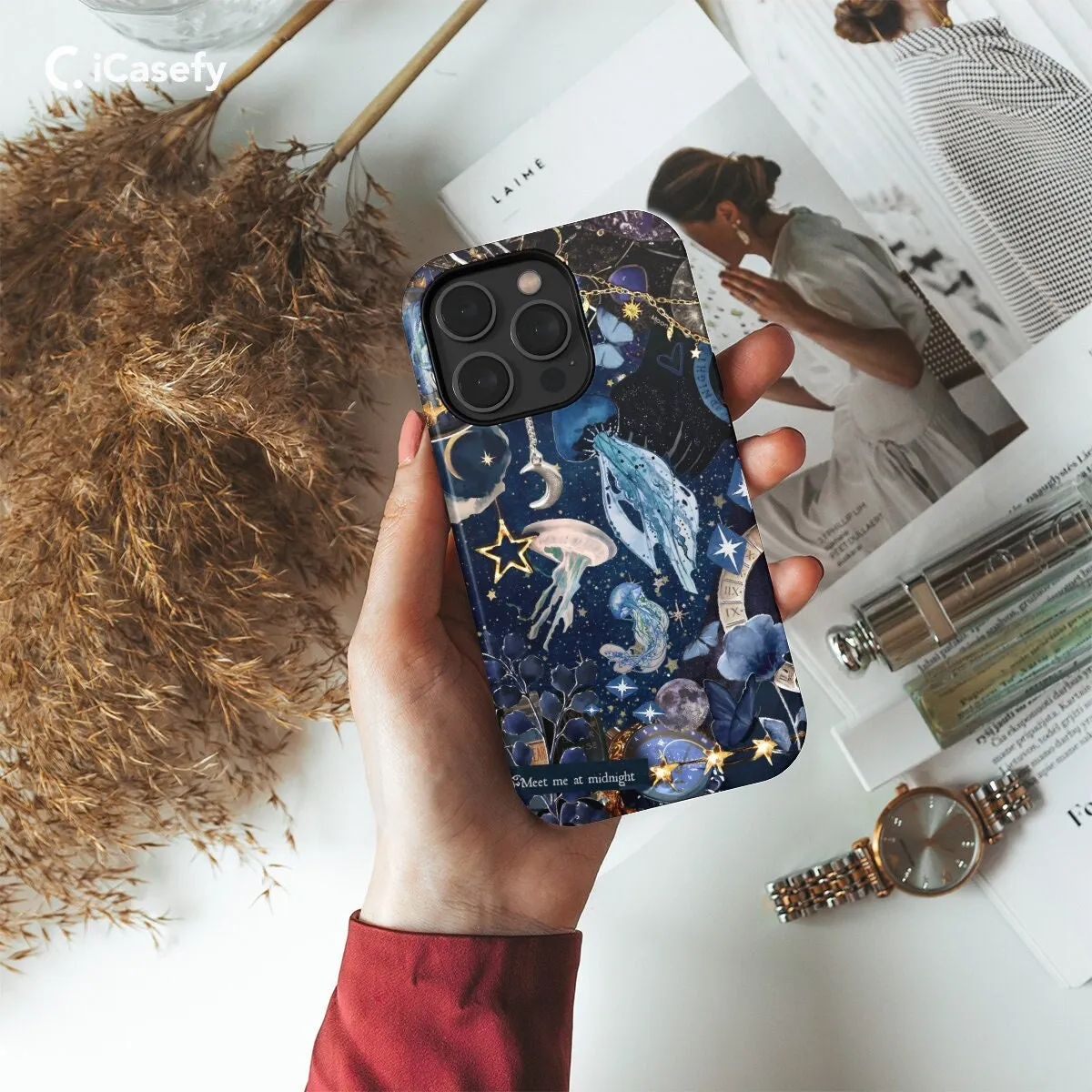 Celestial Sea Phone Case Astrology Stars Cover