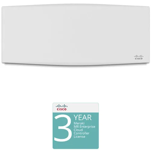 Cisco MR46 802.11ax 4 x 4 MU-MIMO Dual-Band Access Point Kit with 3-Year Enterprise License and Support