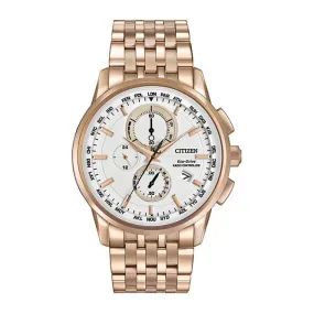 Citizen Gents Eco Drive World Chronograph Watch AT8113-55A