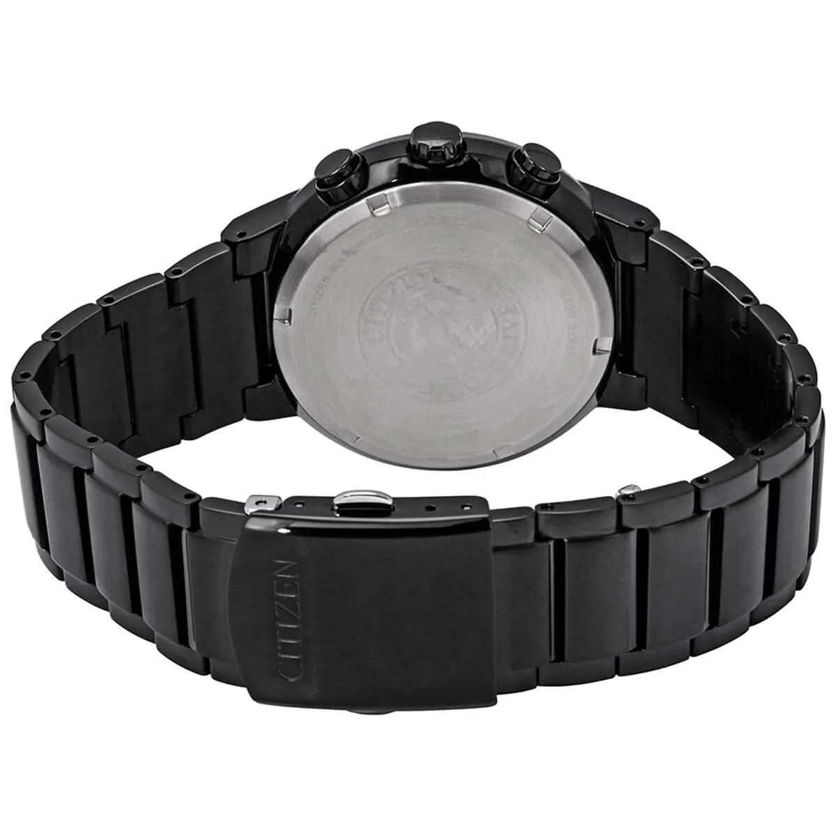 Citizen Men's Watch - Eco-Drive Chronograph Black Dial Bracelet | AT2405-87E