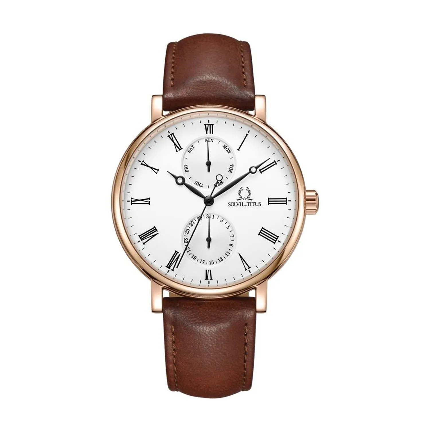 Classicist Multi-Function Quartz Leather Men Watch W06-03300-002