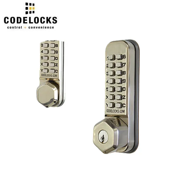 CodeLocks - CL290 - Mechanical Lock - Light Duty - Dual Backset Deadlatch 2 3/8" - 2 3/4" Mortise Tubular Latchbolt - Double Sided - Key Override - Optional Finish - Fire Rated - Grade 2