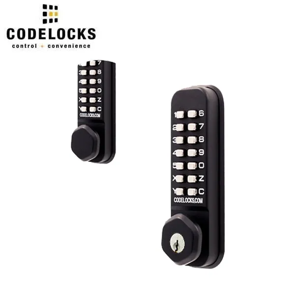 CodeLocks - CL290 - Mechanical Lock - Light Duty - Dual Backset Deadlatch 2 3/8" - 2 3/4" Mortise Tubular Latchbolt - Double Sided - Key Override - Optional Finish - Fire Rated - Grade 2