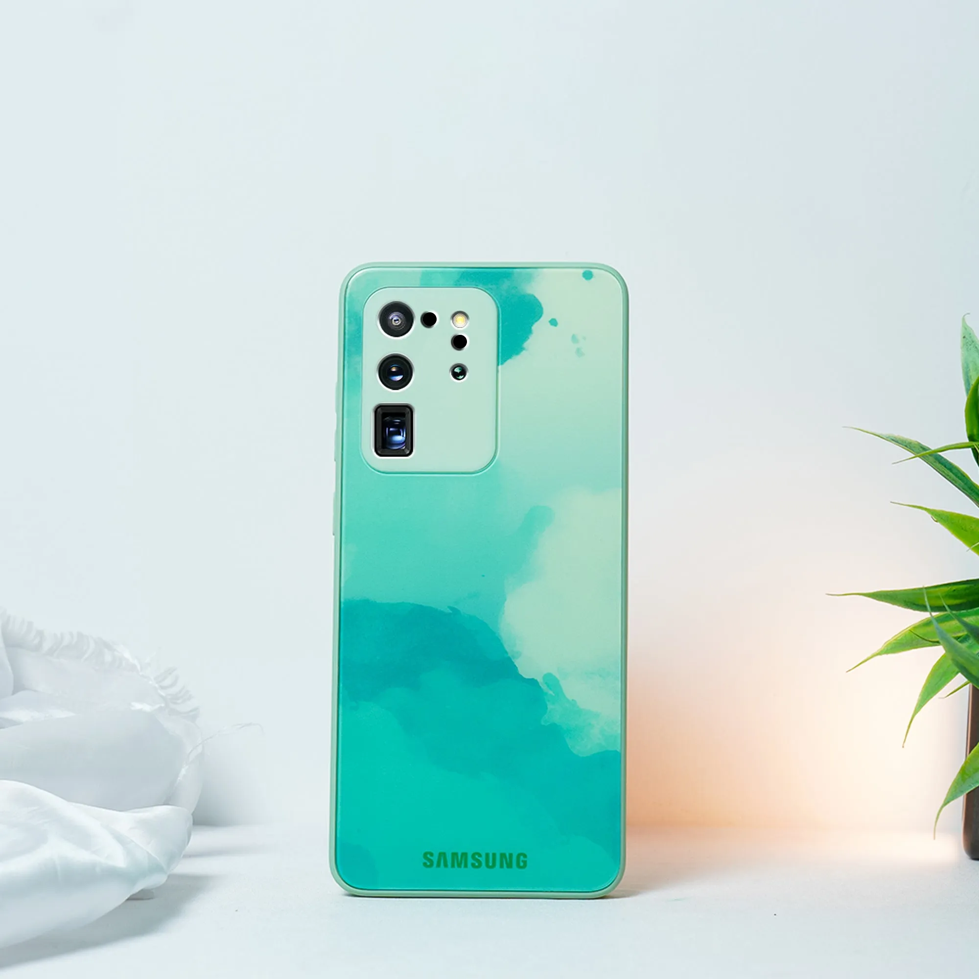 Colorful Wave Glass Phone Case - Samsung