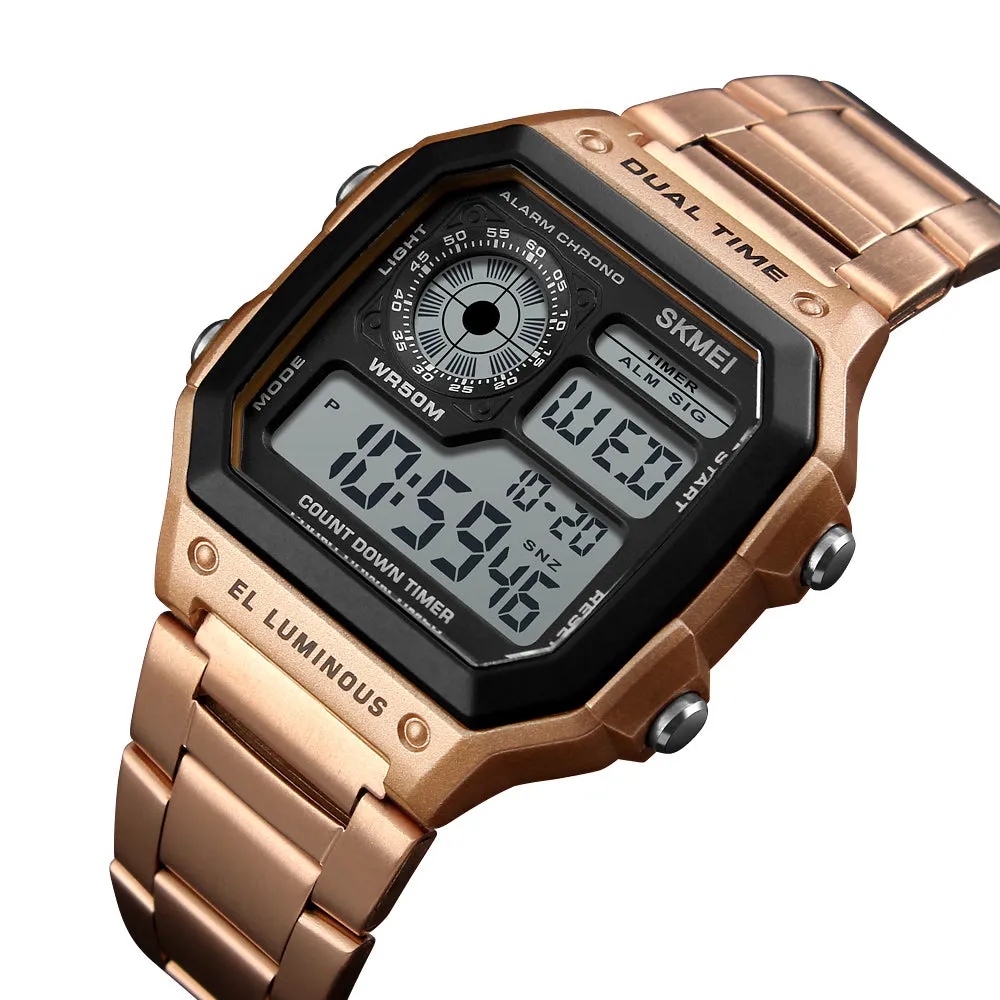 Creative trend Square rose gold watch W2313835