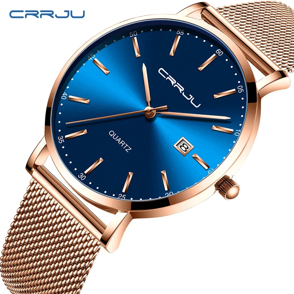 CRRJU Luxury Fashion Woman Bracelet Watch Women Casual Waterproof Quartz Ladies Dress Watches Gift Lover Clock Relogio Feminino