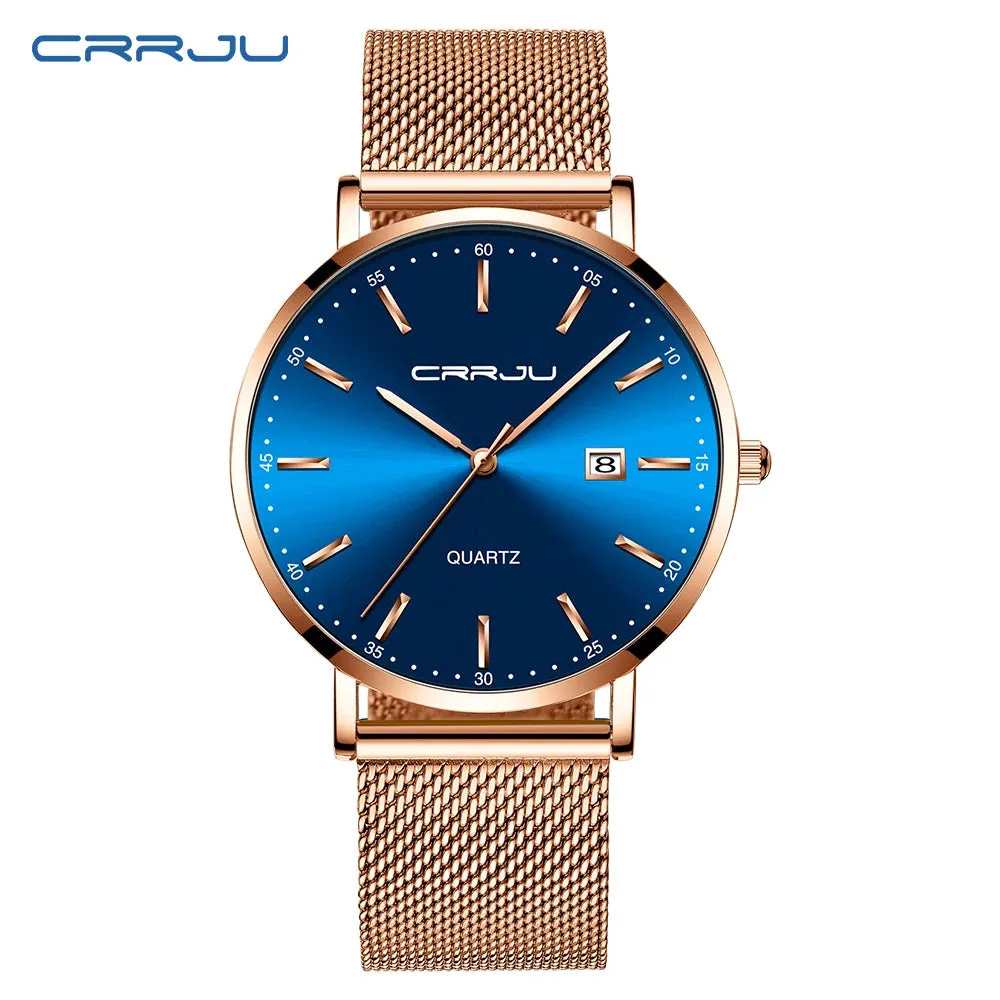 CRRJU Luxury Fashion Woman Bracelet Watch Women Casual Waterproof Quartz Ladies Dress Watches Gift Lover Clock Relogio Feminino