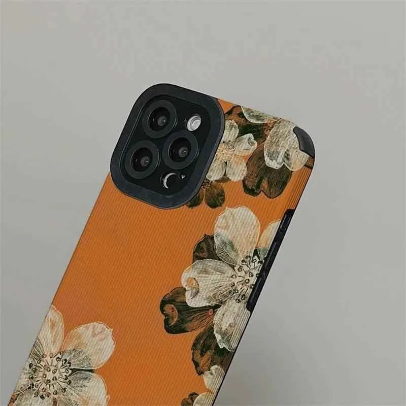 Cute Gardenia Flower Phone Case for iPhone 14, 13, 12, 11 Pro Max, 14 Plus, X, XR, XS Max, 12 Mini, 13 Mini, 7 Plus, 8 Plus, and X Cover