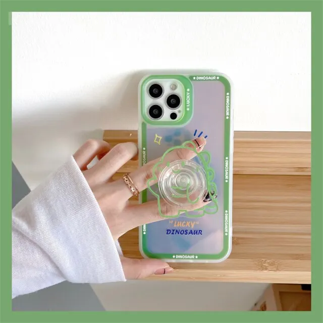 Cute iPhone case with phone grip